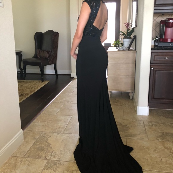 Sherri Hill Formal Mermaid Style Evening Dress - Picture 3 of 8